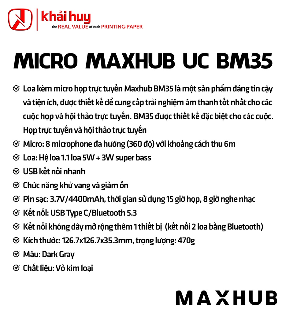 MICRO MAXHUB UC BM35