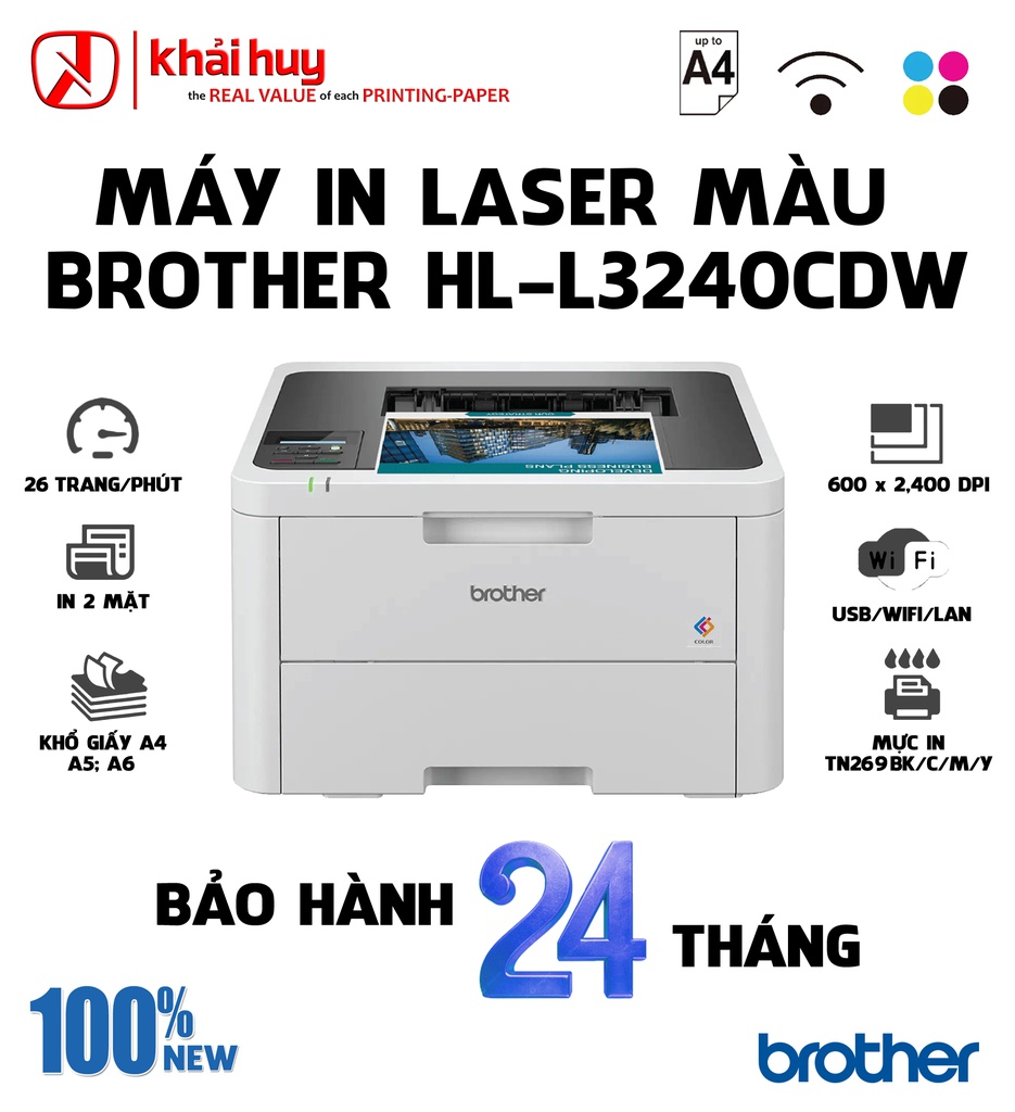 MÁY IN LASER MÀU BROTHER HL-L3240CDW