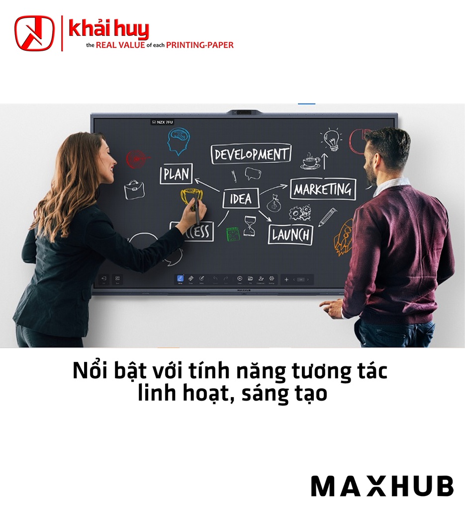 MÀN HÌNH TƯƠNG TÁC DOANH NGHIỆP MAXHUB V5550