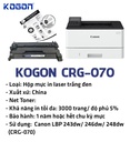 HỘP MỰC IN LASER KOGON CRG-070 (KHÔNG CHIP)