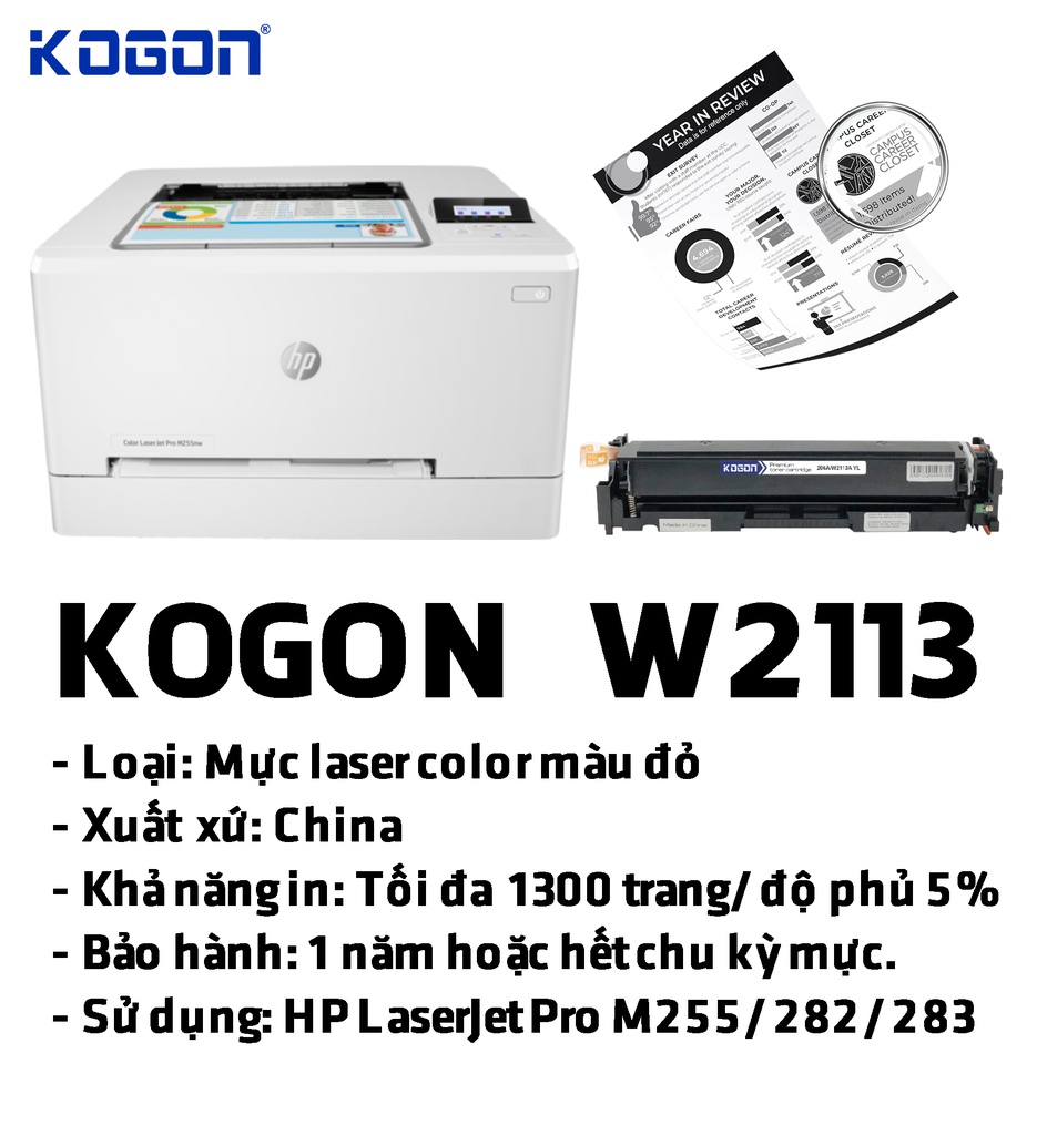 HỘP MỰC IN LASER KOGON W2113