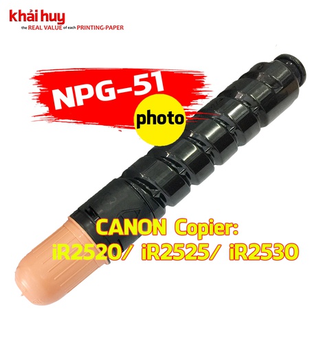 [HMUCCPY1551/7] Hộp mực photocopy KMAX NPG-51 (14,6K, black, không chíp) - Dùng cho máy iR2520/ 2525/ 2530
