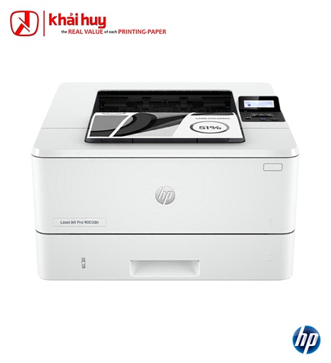 [MAYLSR41561/5] Máy in laser đen HP Pro 4003dn (A4, đơn năng, 40ppm) - Chính hãng