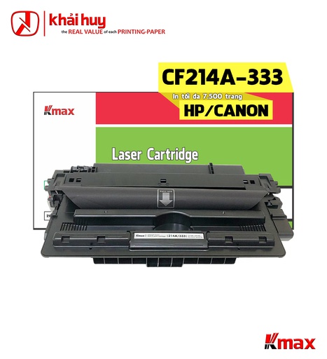 [HMUCLSR1551/107] Hộp mực in laser KMAX CF214A (10K, black, có chíp) - Dùng cho máy Enterprise 712n/ M725dn * LBP 8710/ 6780x