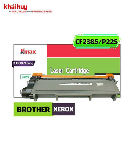 [HMUCLSR1551/152] Hộp mực in laser KMAX TN660/2355/2380/2375/2385 (2.6K, black, không chíp) - Dùng cho máy HL 2320d/ 2321d/ 2701d * Docuprint P225d/ 265dw